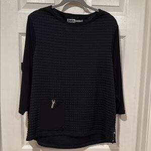 Black Textured Women's Jamie Sadock Top